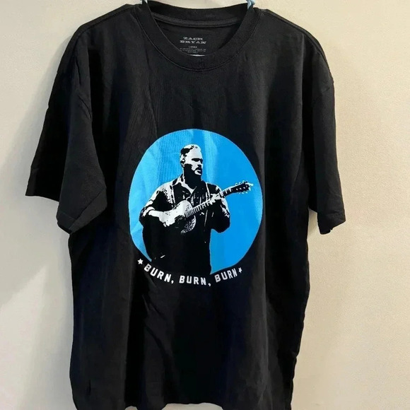 Zach Bryan Shirt Burn Burn Burn Tour Official Merch Tee - Picture 1 of 4